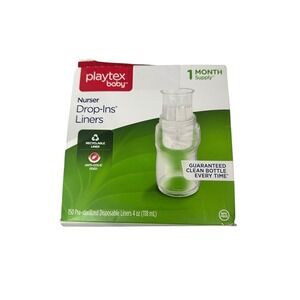 Playtex Baby Nurser Drop-Ins Liners ~100 Count Open Box Unused‎